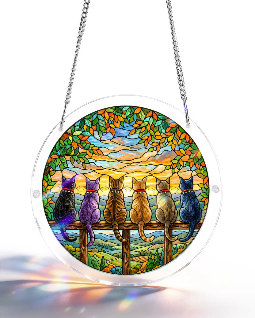 Acrylic Jigsaw Puzzle Suncatcher - Horizon Watchers