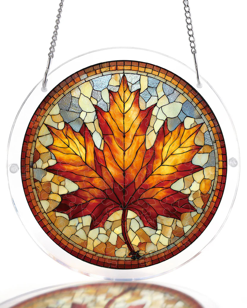 Maple Light Suncatcher-Acrylic Window Art